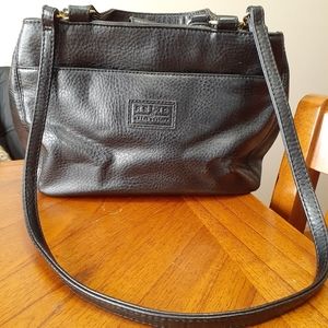 Relic Black Hand Bag with Removable Strap